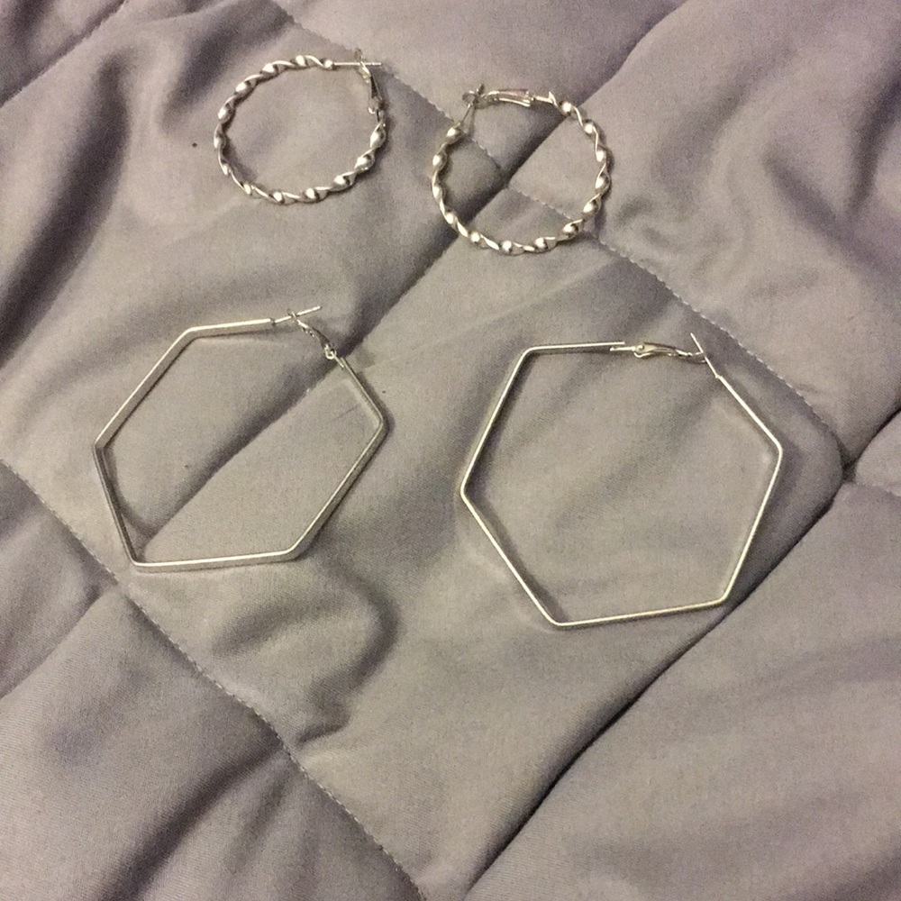 hoop earrings